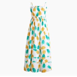 🆕 NWT 🍍 Pineapple maxi dress by J crew
